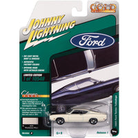 1969 Ford Torino Talladega - Wimbledon White 1:64 Scale Diecast Model Car by Johnny Lightning