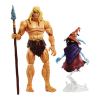 Masters of the Universe Masterverse Revelation Savage He-Man Action Figure with 30+ Articulated Joints, 3 Weapons, Harness & Orko Figure with ‘Floating’ Base, 7-inch Motu Collectible Gift - Up-to-the-minute @upttm.com