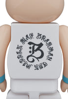 BRAHMAN ELEPHANT BLUE 400% BEARBRICK