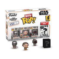 Funko Bitty Pop! The Mandalorian Mini Collectible Toys 4-Pack - The Mandalorian, Kuiil, Offworld Jawa, & Mystery Chase Figure (Styles May Vary)