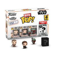 Funko Bitty Pop! The Mandalorian Mini Collectible Toys 4-Pack - Cobb Vanth, Fennec Shand, Boba Fett, & Mystery Chase Figure (Styles May Vary)