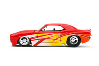 Big Time Muscle 1:24 1969 Chevrolet Camaro Die-Cast Car, Toys for Kids and Adults(Red)