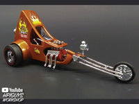 MPC Taco Trike (Trick Trikes Series) 1:25 Scale Model Kit, White (MPC893)