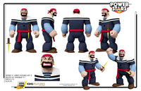 Boss Fight Studio Popeye The Sailor Meets Sindbad The Sailor: Bluto as Sinbad Power Stars Action Figure