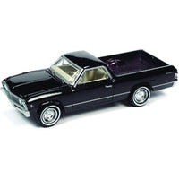 1967 Chevrolet El Camino - Royal Plum 1:64 Scale Diecast Model Truck by Johnny Lightning