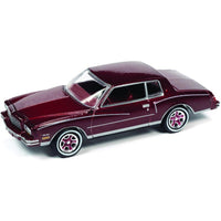 1980 Chevrolet Monte Carlo - Claret Red 1:64 Scale Diecast Model Car by Johnny Lightning