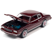 1980 Chevrolet Monte Carlo - Claret Red 1:64 Scale Diecast Model Car by Johnny Lightning