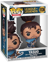 Funko Pop Yasuo League of Legends Vinyl Figure #1136 - Official Gaming Collectible