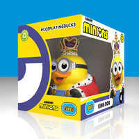 TUBBZ Minions King Bob Cosplaying Rubber Duck – Boxed Edition Collectible Vinyl Figure