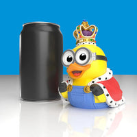 TUBBZ Minions King Bob Cosplaying Rubber Duck – Boxed Edition Collectible Vinyl Figure