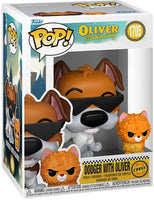 Funko POP! & Buddy: Disney Oliver & Company - Dodger with Oliver  (Styles May Vary)