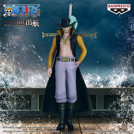 Banpresto One Piece - Dracule Mihawk The Shukko Vinyl Figure by Bandai Spirits - Up-to-the-minute @upttm.com