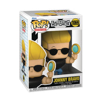 Funko POP Animation: Johnny Bravo - Johnny with Mirror & Comb, Multicolor, 5 inches, (57789)