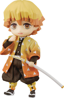 Good Smile Demon Slayer: Kimetsu no Yaiba: Zenitsu Agatsuma Nendoroid Doll Action Figure, Multicolor