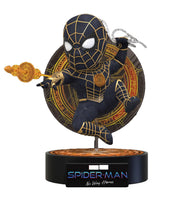 Beast Kingdom No Way Home: Spider-Man Black & Gold Suit EA-041 Egg Attack Statue Figure Multicolor