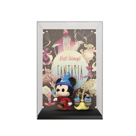 Funko Pop! Movie Poster: Disney 100 - Fantasia, Sorcerer's Apprentice Mickey with Broom - Up-to-the-minute @upttm.com