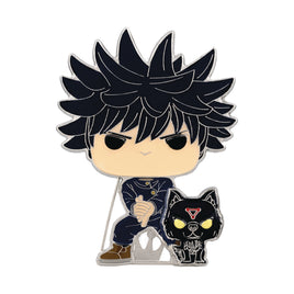 Loungefly POP! Large Enamel Pin ANIME: Jujutsu Kaisen -Megumi Fushiguro Enamel Pins - Cute Collectable Novelty Brooch - for Backpacks & Bags - Gift Idea - Official Merchandise - Anime Fans