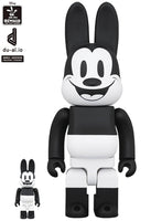 OSWALD THE LUCKY RABBIT 100% & 400% BEARBRICK