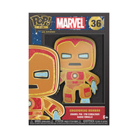 Funko Pop! Pin: Marvel Holiday - Gingerbread Iron Man