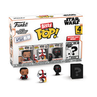Funko Bitty Pop! The Mandalorian Mini Collectible Toys 4-Pack - Moff Gideon, Incinerator Stormtrooper, Dark Trooper, & Mystery Chase Figure (Styles May Vary)