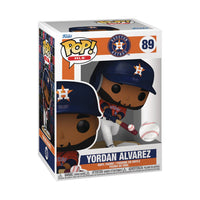 Funko Pop! MLB - Astros - Yordan Alvarez, Left Fielder, Vinyl Figure, Multicolor, 4.7-Inches Tall