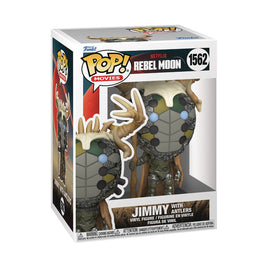 Funko Pop! Movies Rebel Moon Season 2 – Jimmy with Antlers Vinyl Figure | Netflix Sci-Fi Robot Collectible