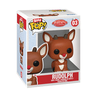 Funko Bitty Pop! Rudolph: Mini Collectible Toys 4-Pack - Bumble™, Yukon Cornelius™, Rudolph®, & Mystery Chase Figure (Styles May Vary)