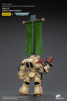 JoyToy Warhammer 40K: Dark Angels Deathwing Ancient with Company Banner 1:18 Scale Action Figure