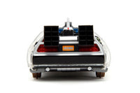 Back to The Future Part III 1:24 Time Machine Rail Wheels Die-Cast Car, Toys for Kids and Adults