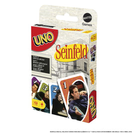 Mattel Games UNO Seinfeld Card Game for Kids, Adults & Family with Deck & Special Rule Inspired by The TV Show