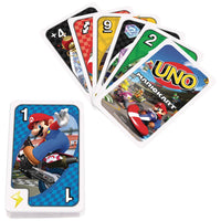 Mattel Games UNO Mario Kart Card Game for Kids, Adults, Family and Game Night with Special Rule for 2-10 Players