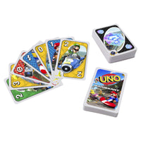 Mattel Games UNO Mario Kart Card Game for Kids, Adults, Family and Game Night with Special Rule for 2-10 Players