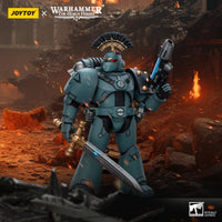 Warhammer 40K: Sons of Horus MKVI Tactical Squad Sargeant with Power Sword 1:18 Scale Action Figure