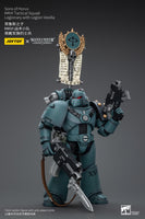 Warhammer 40K: Sons of Horus MKVI Tactical Squad Legionary with Legion Vexilla 1:18 Scale Action Figure