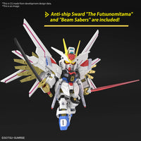 SD Gundam Cross Silhouette SDCS Mobile Suit Gundam SEED FREEDOM Mighty Strike Freedom Gundam Color Coded Plastic Model