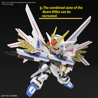 SD Gundam Cross Silhouette SDCS Mobile Suit Gundam SEED FREEDOM Mighty Strike Freedom Gundam Color Coded Plastic Model