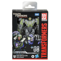 Transformers Studio Series WFC Deluxe Decepticon Soldier Action Figure | War for Cybertron Gamer Edition