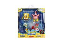 Spongebob Squarepants 2.5" 4-Pack Die-Cast Figures, Toys for Kids and Adults