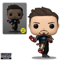 POP Iron Man 3 Tony Stark Suit-Up Glow-in-The-Dark Funko Vinyl Figure #1416 - Entertainment Earth Exclusive