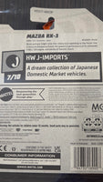 Hot Wheels Mazda RX-3 (Tooned) - HW J-Imports 7/10 (2024) #156/250 - White Mad Mike TROBUL