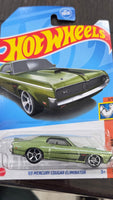 Hot Wheels '69 Mercury Cougar Eliminator - Muscle Mania 3/5 (2024) #171/250 - Metalflake Green