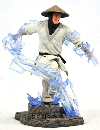 DIAMOND SELECT TOYS Mortal Kombat Gallery: Raiden PVC Figure, 10 inches - Up-to-the-minute @upttm.com