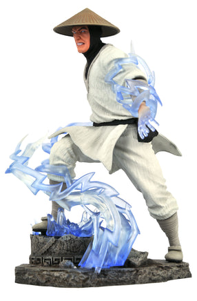 DIAMOND SELECT TOYS Mortal Kombat Gallery: Raiden PVC Figure, 10 inches - Up-to-the-minute @upttm.com