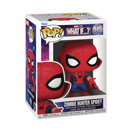 Funko Pop! Marvel: What If? Zombie Hunter Spidey - Up-to-the-minute @upttm.com