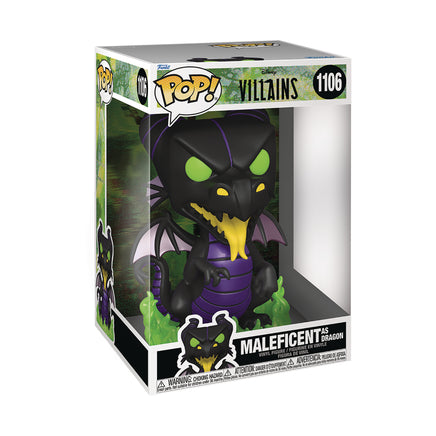 Funko Pop Jumbo: Villains - Maleficent Dragon 1106 - Up-to-the-minute @upttm.com