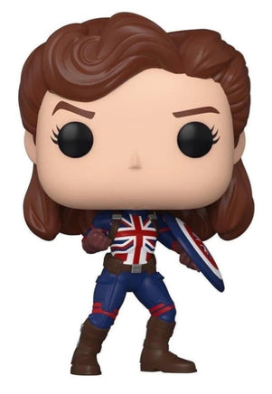 Funko POP! Marvel 875 What If...? Captain Carter Gamestop Exclusive - Up-to-the-minute @upttm.com