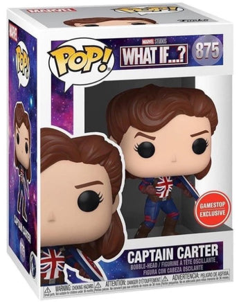 Funko POP! Marvel 875 What If...? Captain Carter Gamestop Exclusive - Up-to-the-minute @upttm.com