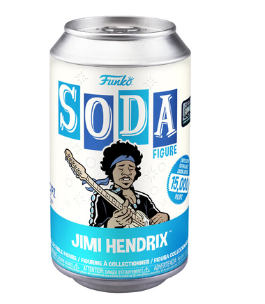 Funko Soda Authentic Jimi Hendrix 1/15000 Funkon Exclusive 2022 New Sealed - Up-to-the-minute @upttm.com